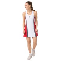 Vestido Head Club 25 Rojo Blanco  Oferta + Barato