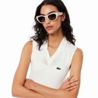 Vestido Lacoste Tenis Blanco  Oferta + Barato