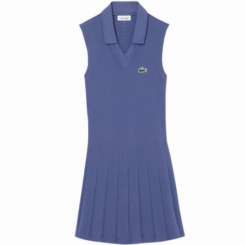 Robe de tennis Lacoste bleu clair violet Robe de tennis Lacoste bleu clair violet