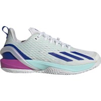 Adidas Adizero Cybersonic Blanc Bleu Aqua Sneakers  Offre - Pas cher