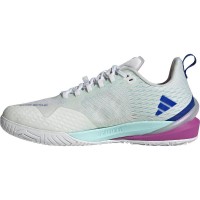 Adidas Adizero Cybersonic Blanc Bleu Aqua Sneakers  Offre - Pas cher