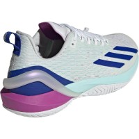 Adidas Adizero Cybersonic Blanc Bleu Aqua Sneakers  Offre - Pas cher