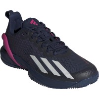 Adidas Adizero Cybersonic Terre Battue Bleu Fonce Rose Sneakers  Offre - Pas cher