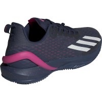 Adidas Adizero Cybersonic Terre Battue Bleu Fonce Rose Sneakers  Offre - Pas cher