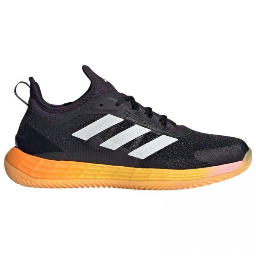 Adidas Adizero Ubersonic 4.1 Clay Preto Prata Laranja Sapatos Femininos  Oferta + Barato