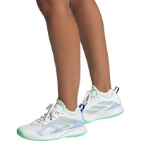 Sapatilhas Adidas AvaFlash Branco Prata Mint Feminino  Oferta + Barato
