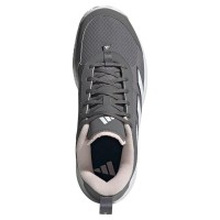 Tênis Adidas AvaFlash Clay Cinza Branco Rosa para Mulheres  Oferta + Barato