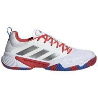 Adidas Barricade Baskets Blanc Bleu Rouge