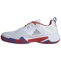 Adidas Barricade Baskets Blanc Bleu Rouge