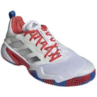 Adidas Barricade Baskets Blanc Bleu Rouge