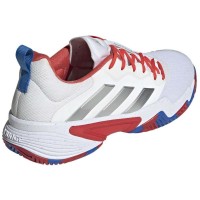 Adidas Barricade Sneakers White Blue Red