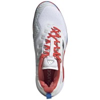 Adidas Barricade Sneakers White Blue Red