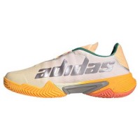 Zapatillas Adidas Barricade Blanco Roto Naranja Fluor