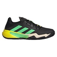 Zapatillas Adidas Barricade Clay Blanco Verde Amarillo  Oferta + Barato