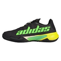 Zapatillas Adidas Barricade Clay Blanco Verde Amarillo  Oferta + Barato