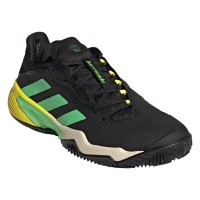 Zapatillas Adidas Barricade Clay Blanco Verde Amarillo  Oferta + Barato