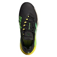 Zapatillas Adidas Barricade Clay Blanco Verde Amarillo  Oferta + Barato