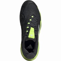 Adidas Barricade Clay Noir Lucid Lemon Sneakers  Offre - Pas cher