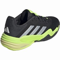 Adidas Barricade Clay Noir Lucid Lemon Sneakers  Offre - Pas cher