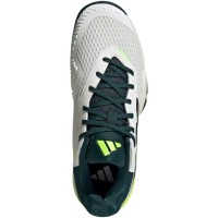 Zapatillas Adidas Barricade K Blanco Negro Verde Junior  Oferta + Barato