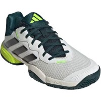 Zapatillas Adidas Barricade K Blanco Negro Verde Junior  Oferta + Barato
