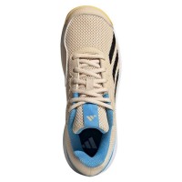 Adidas Courtflash Shoes Laranja Preto Azul Junior  Oferta + Barato