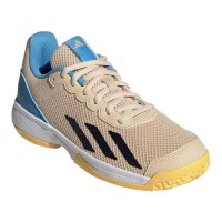Adidas Courtflash Shoes Laranja Preto Azul Junior  Oferta + Barato