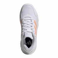 Zapatillas Adidas CourtJam Control 3 Blanco Naranja Mujer