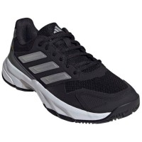 Zapatillas Adidas CourtJam Control 3 Negro Plata Gris Mujer  Oferta + Barato