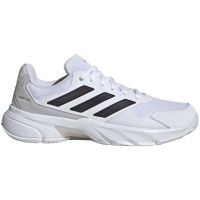 Adidas CourtJam Control Blanc Noir Gris Chaussures