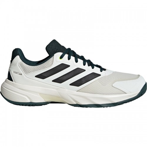 Adidas CourtJam Control Clay Bianco Nero Verde Sneakers Adidas CourtJam Control Clay Bianco Nero Verde Sneakers