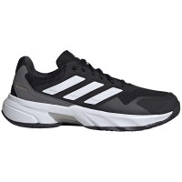 Adidas CourtJam Control Clay Nero Bianca Grigio Scarpe