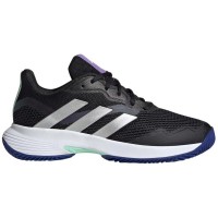 Zapatillas Adidas CourtJam Control Negro Nucleo Plata Mujer