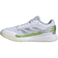 Zapatillas Adidas Courtquick Padel Blanco Plata Verde Mujer  Oferta + Barato