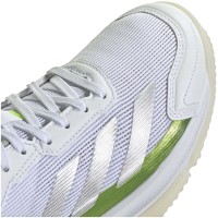Zapatillas Adidas Courtquick Padel Blanco Plata Verde Mujer  Oferta + Barato
