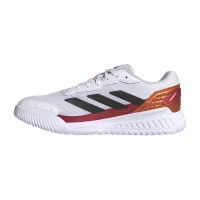 Tênis Adidas Courtquick Padel Branco Cobre Vermelho