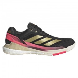 Zapatillas de Padel Adidas Crazyquick Boost Padel Negro Oro Rosa