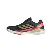 Zapatillas Adidas Crazyquick Boost Padel Negro Oro Rosa