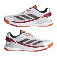 Zapatillas Adidas Crazyquick LS Padel Blanco Rojo Naranja