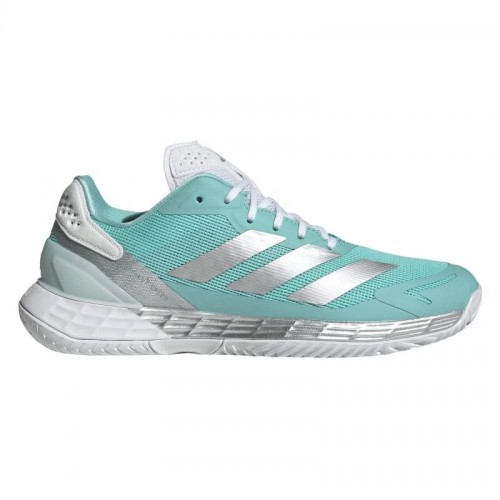 Adidas Defiant Speed 2 Aqua Blue Argento Sneakers Donna Adidas Defiant Speed 2 Aqua Blue Argento Sneakers Donna