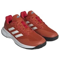Chaussures Adidas GameCourt 2.0 Rouge Blanc  Offre - Pas cher