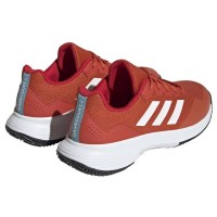 Chaussures Adidas GameCourt 2.0 Rouge Blanc  Offre - Pas cher