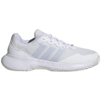 Zapatillas Adidas GameCourt 2 Blanco Azul Celeste Mujer