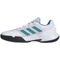 Zapatillas Adidas GameCourt 2 Blanco Verde Negro  Oferta + Barato