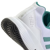 Zapatillas Adidas GameCourt 2 Blanco Verde Negro  Oferta + Barato