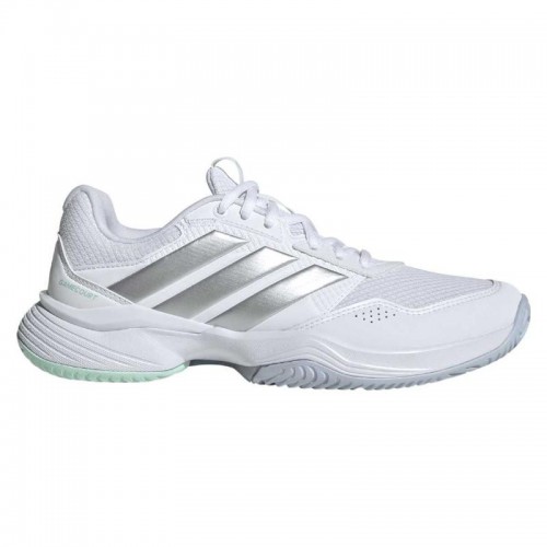 Adidas GameCourt 3 White Silver Women''''s Sneakers