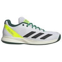 Tênis Adidas Pickleball Courtflash Branco Preto Verde