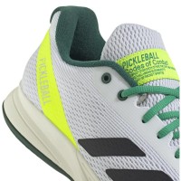Tênis Adidas Pickleball Courtflash Branco Preto Verde