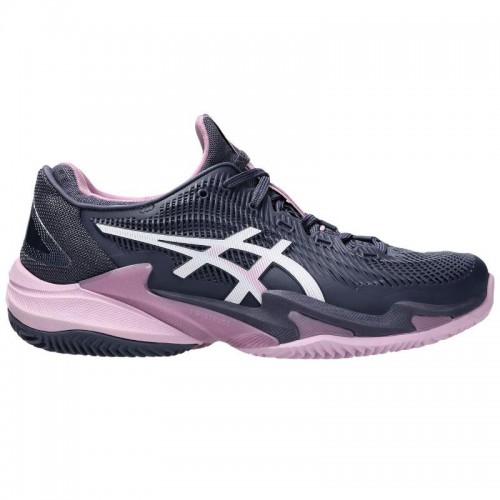 Sneakers Asics Court FF 3 Indigo Blu Bianco Donna - TERRA BATTUTA Sneakers Asics Court FF 3 Indigo Blu Bianco Donna - TERRA BATTUTA