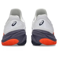 Zapatillas Asics Court FF 3 Clay Blanco Gris Naranja  Oferta + Barato